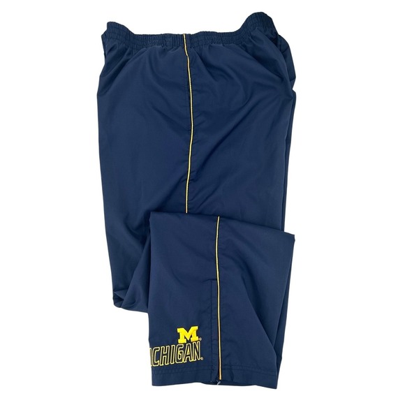 Vintage Red Oak University Of Michigan Wolverines Track Pants Men's XL Navy RARE - Picture 1 of 10